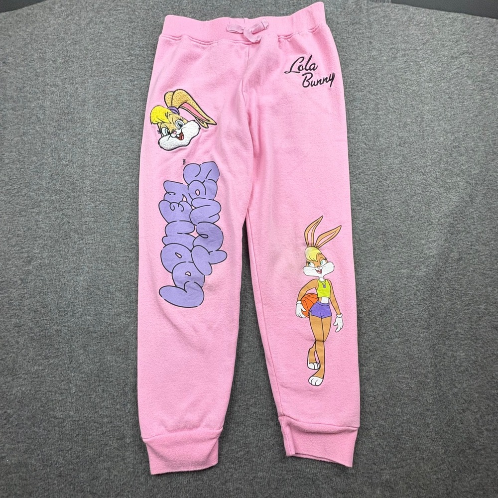 Looney Tunes Lola Bunny Pink Jogger Set Girls 9/10 Warner Bros. Toon Squad Girly - Picture 3 of 16
